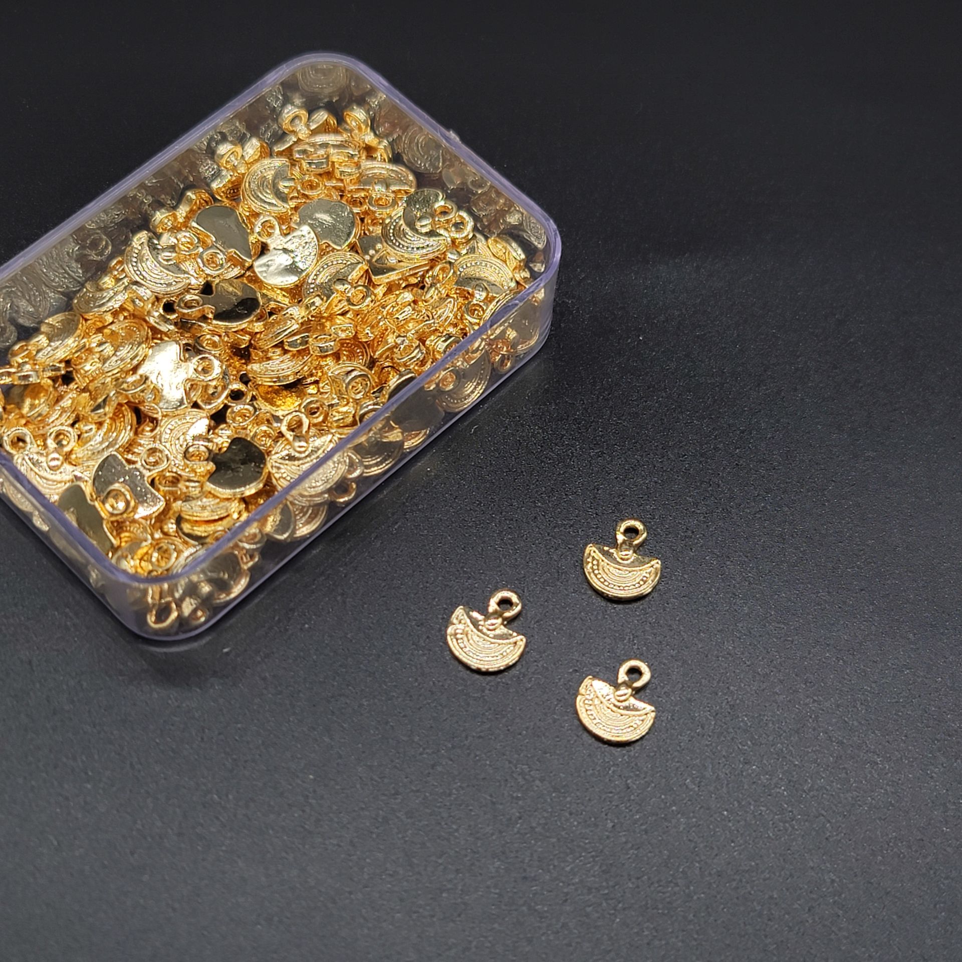 METAL UÇ GOLD KAPLAMA 1 ADET