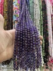 8MM DOĞAL TAŞ DİZİDE 44-50 ADET ORT AMETİST