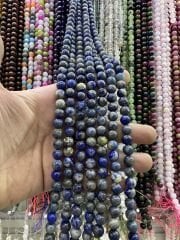 8MM DOĞAL TAŞ DİZİDE 44-50 ADET ORT LAPİS LAZULİ