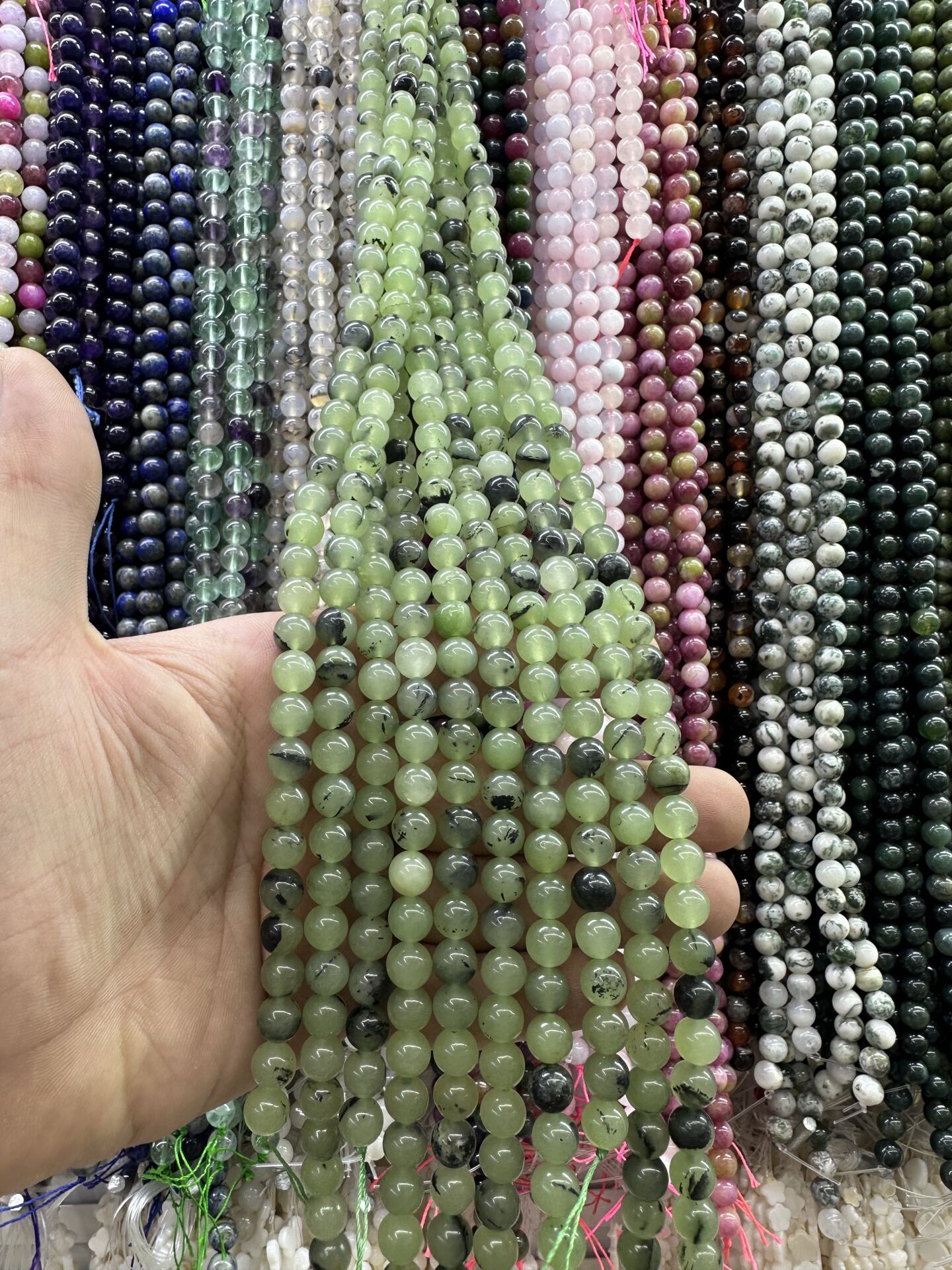 8MM DOĞAL TAŞ DİZİDE 44-50 ADET ORT