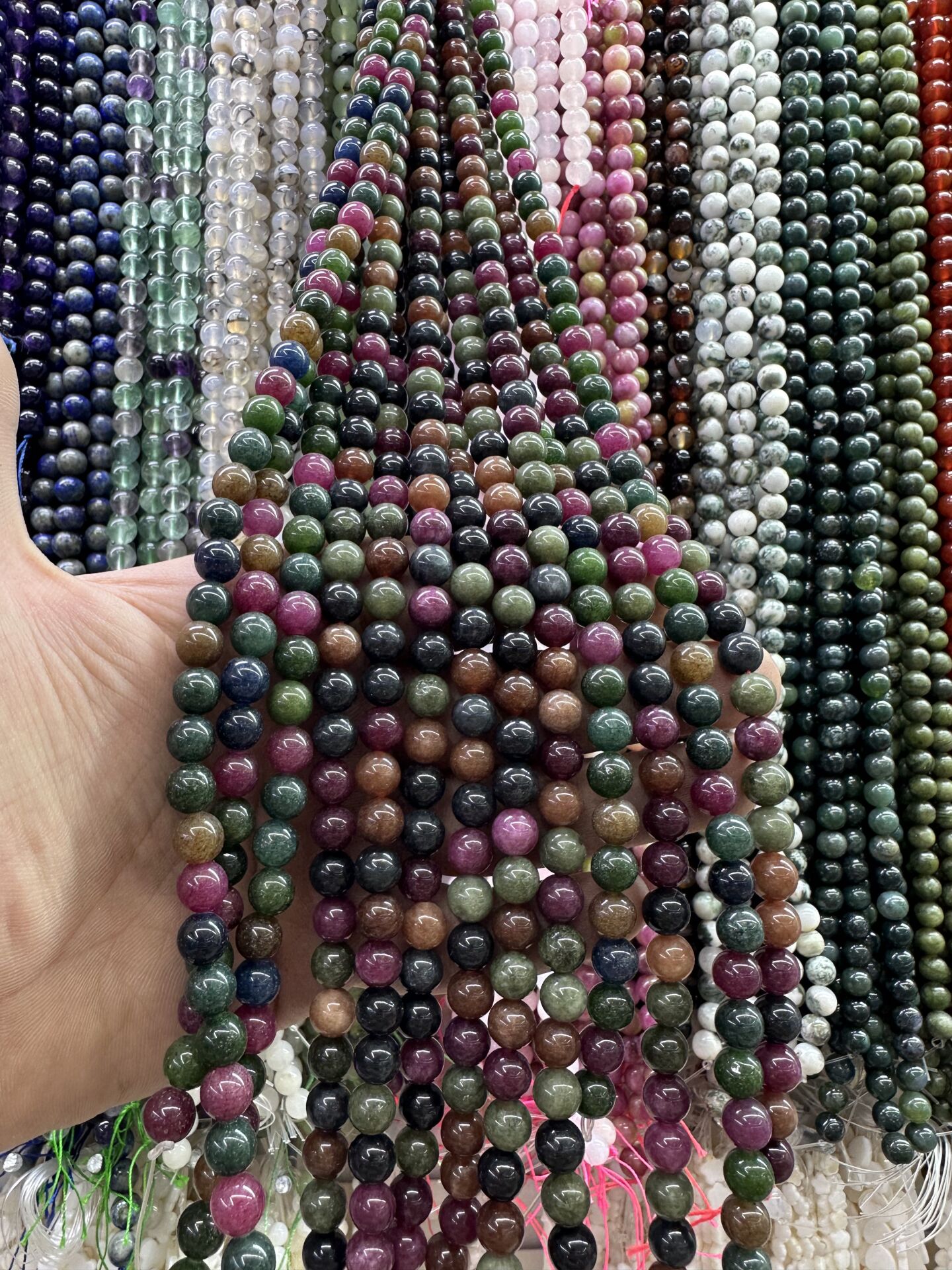 8MM DOĞAL TAŞ DİZİDE 44-50 ADET ORT