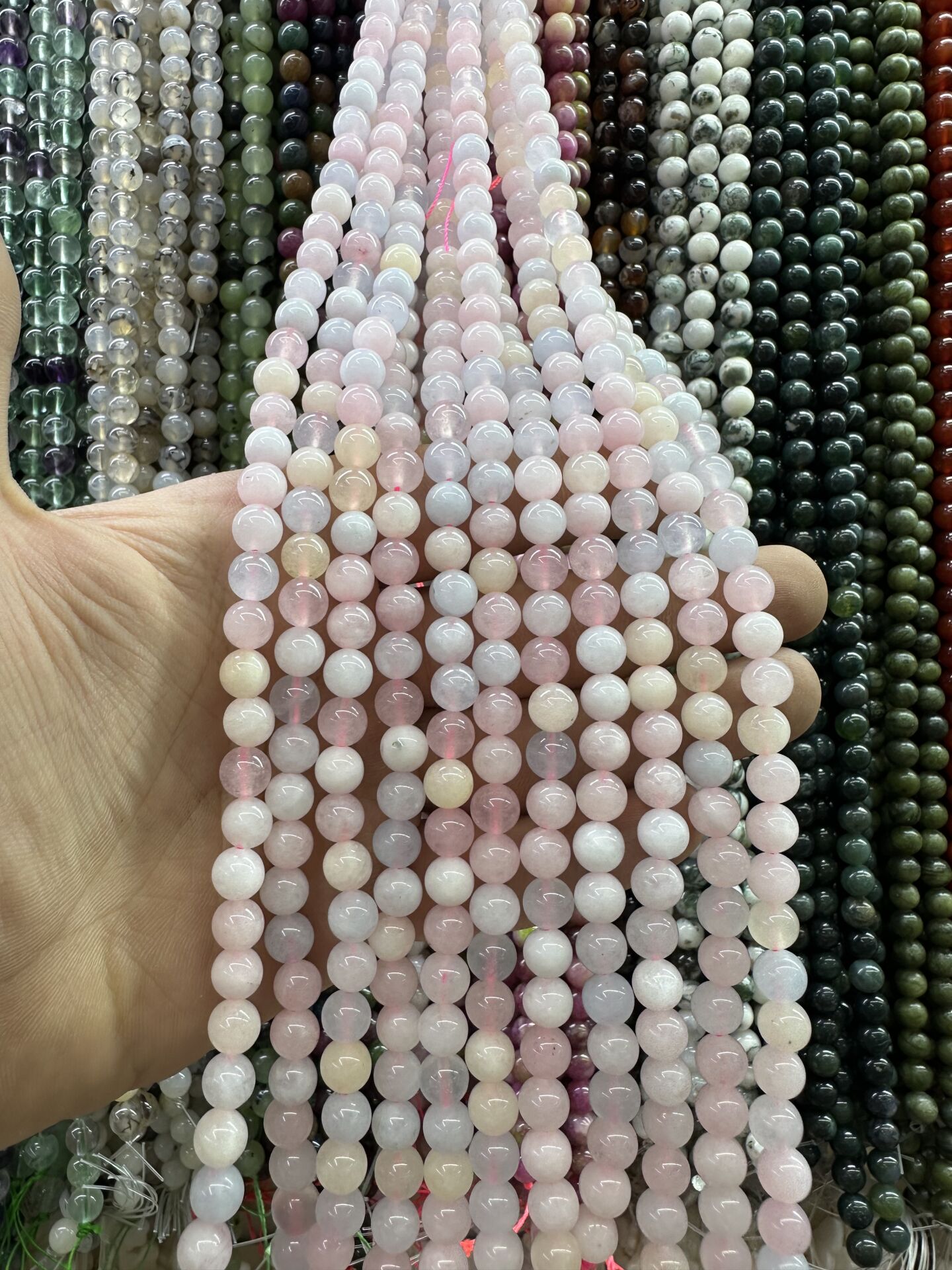 8MM DOĞAL TAŞ DİZİDE 44-50 ADET ORT