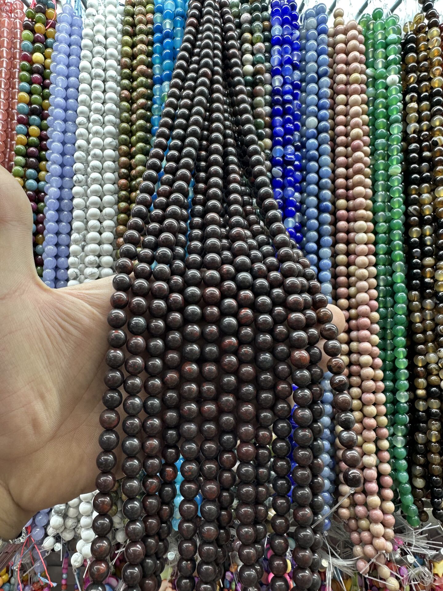 8MM DOĞAL TAŞ DİZİDE 44-50 ADET ORT