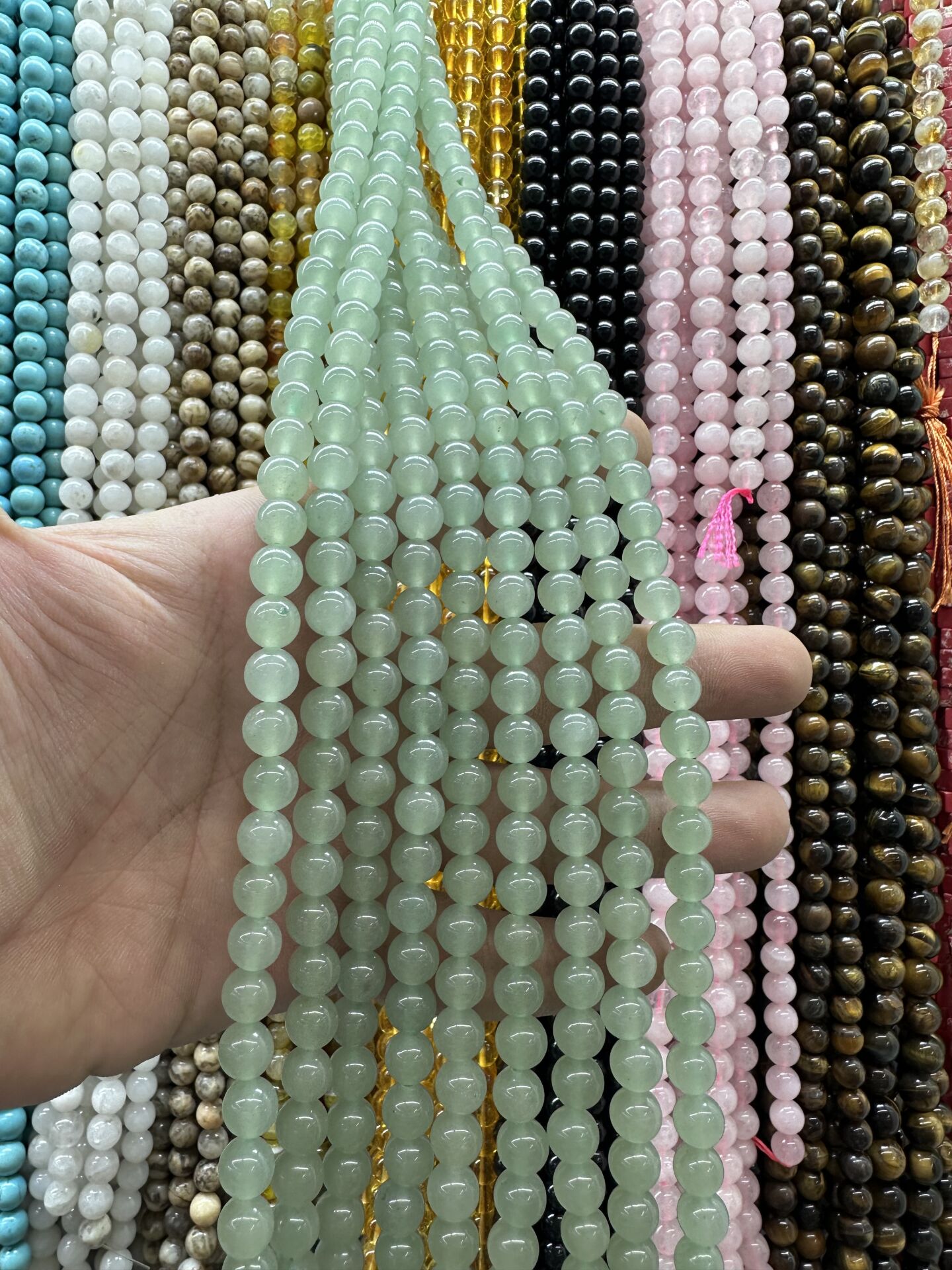 8MM DOĞAL TAŞ DİZİDE 44-50 ADET ORT