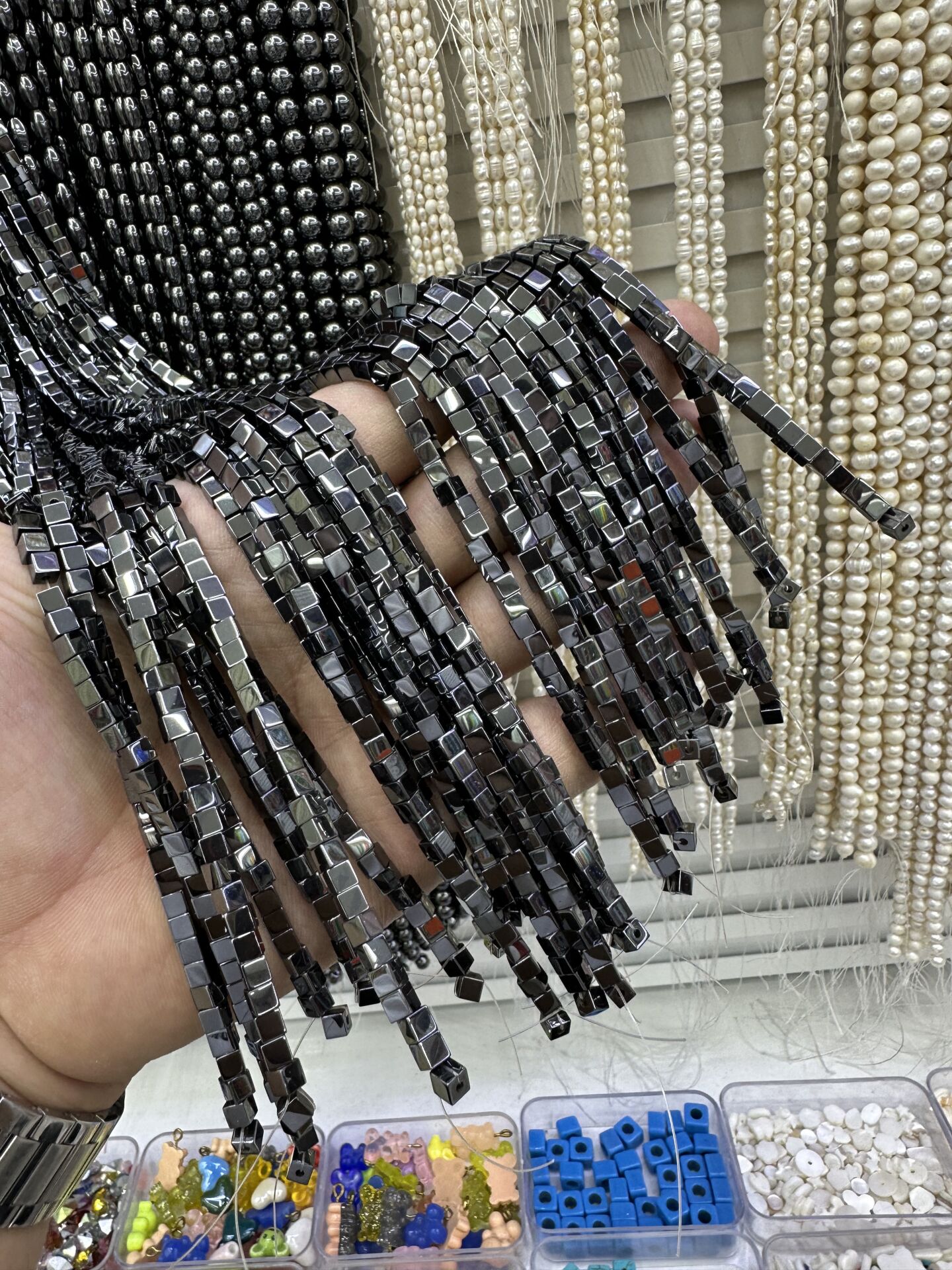 Hematit Taşı Dizi 35-40CM