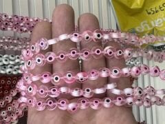8mm cam nazar pembe dizide 45-50 adet