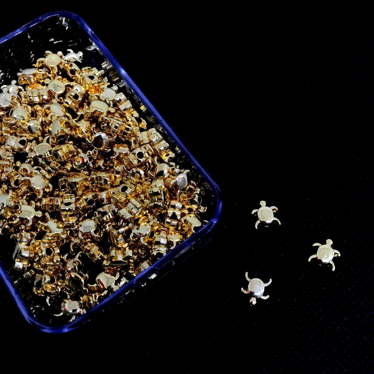 Kaplumbağa Metal Gold Kaplama 15 Adet