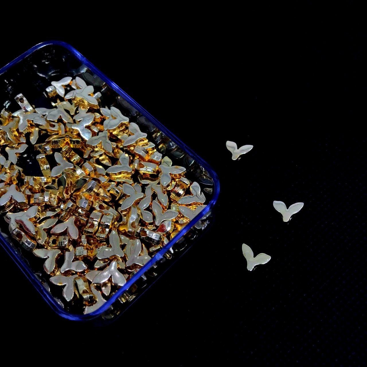 Kelebek Metal Gold Kaplama 15 Adet