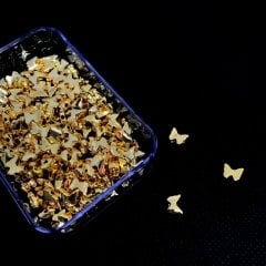 Kelebek Metal Gold Kaplama 15 Adet