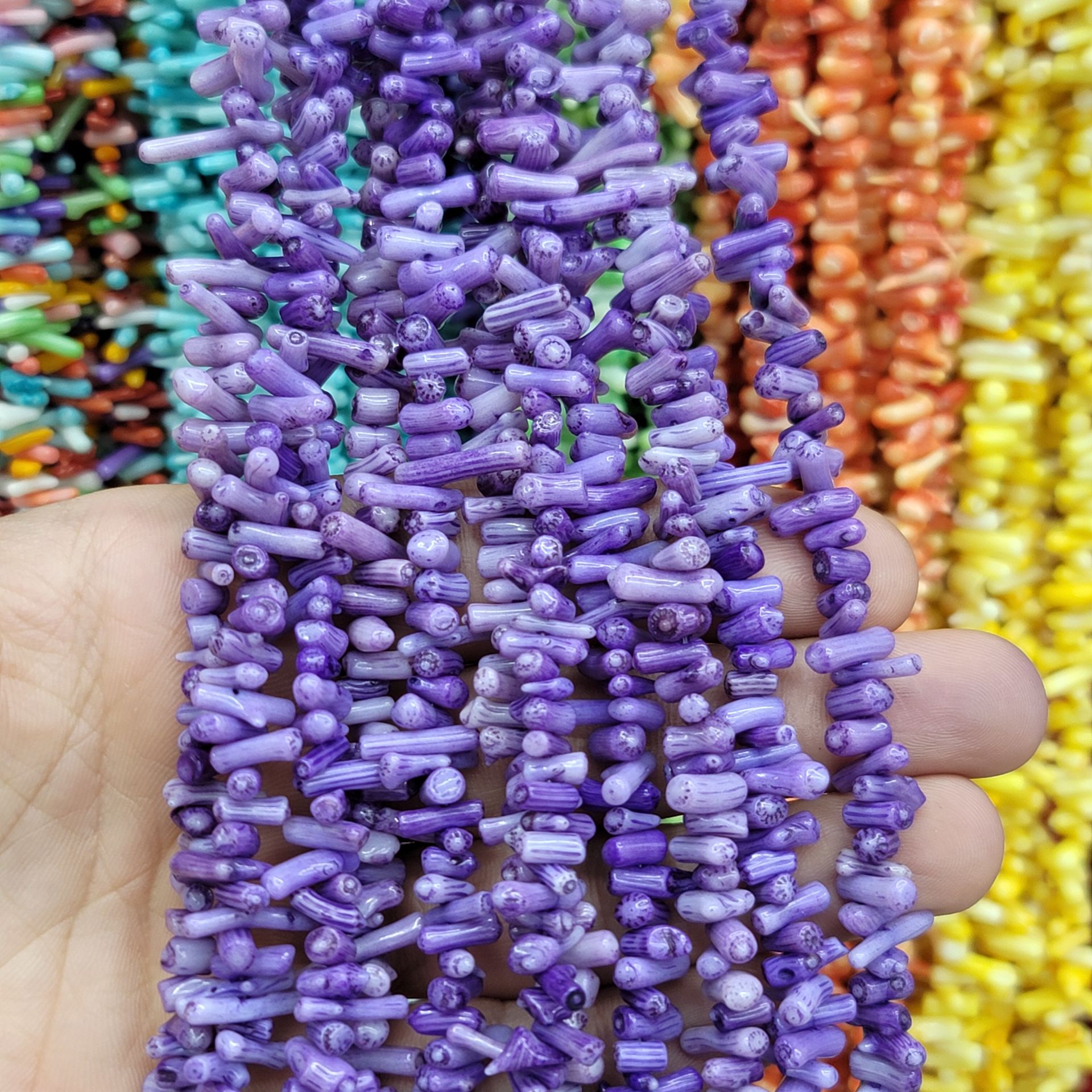 Kök Mercan Dizide 110-125 Adet Dizi Uzunlugu 38CM