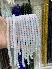 8MM CAM BONCUK ŞEFFAF DİZİDE 45 ADET