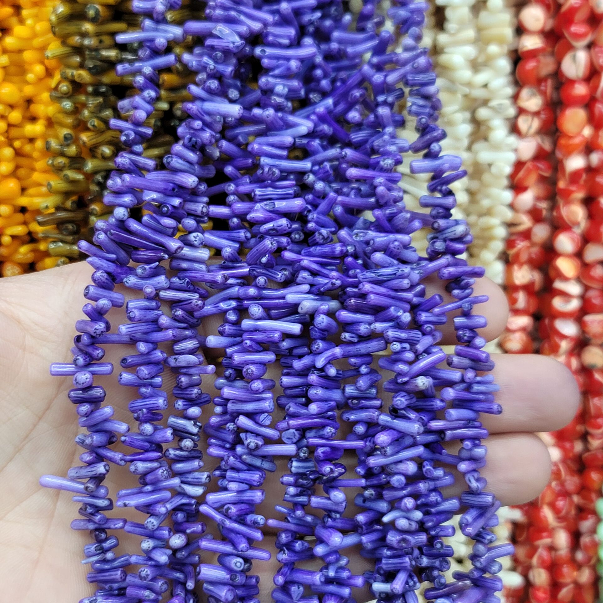 Kök Mercan Dizide 110-125 Adet Dizi Uzunlugu 38CM