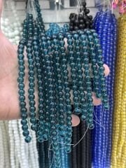 8MM CAM BONCUK ŞEFFAF DİZİDE 45 ADET