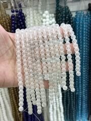 8MM CAM BONCUK ŞEFFAF DİZİDE 45 ADET