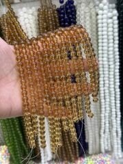 8MM CAM BONCUK ŞEFFAF DİZİDE 45 ADET