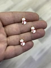 YILBAŞI Kardan Adam 1 Adet Kolye Ucu