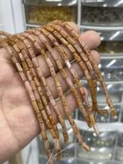 ÇEK BAGET DİZİLİ CAM BONCUK 1 DİZİ 35-37 ADET