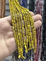 ÇEK BAGET DİZİLİ CAM BONCUK 1 DİZİ 34-37 ADET