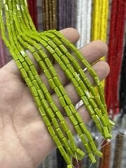 ÇEK BAGET DİZİLİ CAM BONCUK 1 DİZİ 34-37 ADET