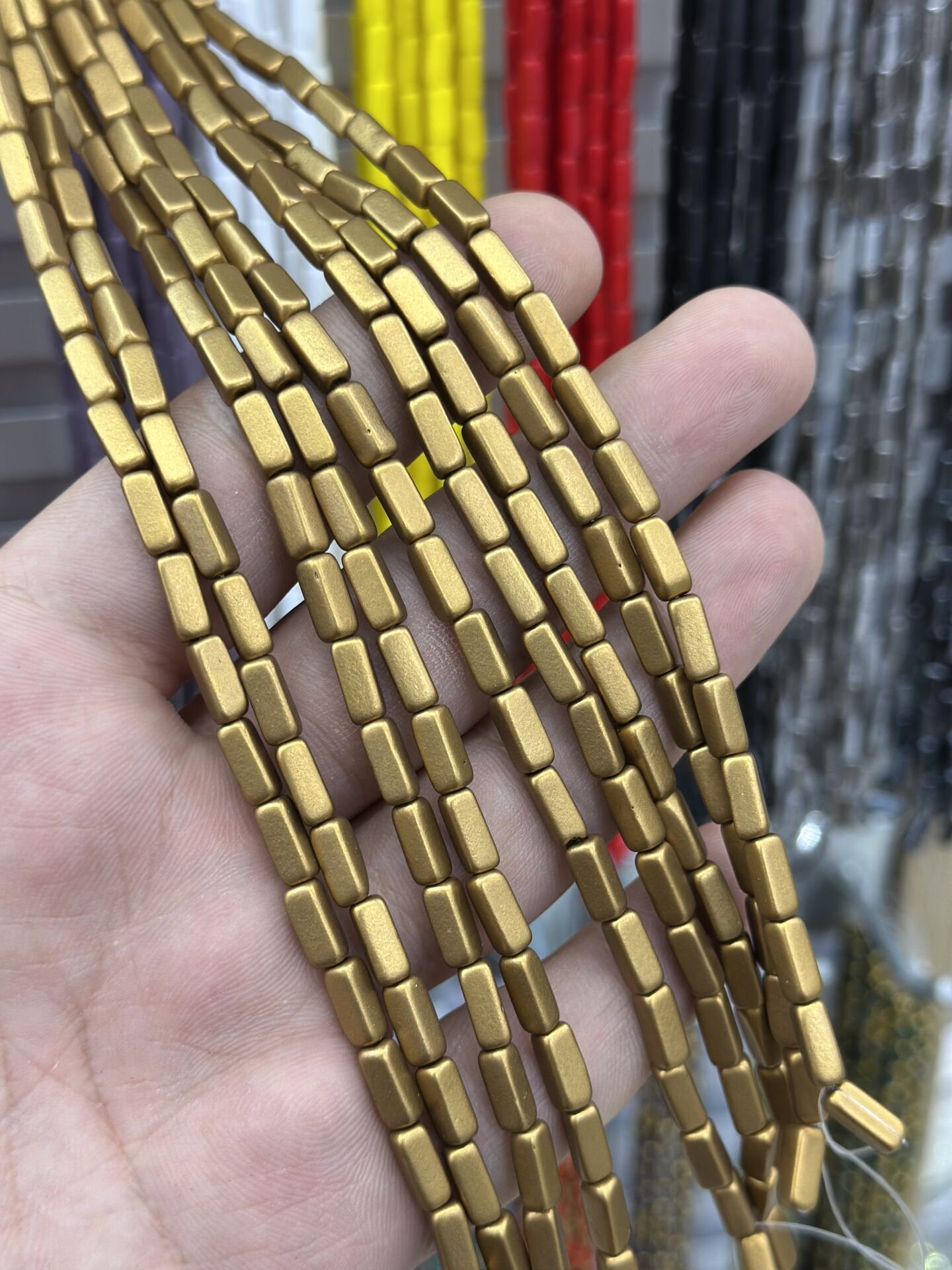 ÇEK BAGET DİZİLİ CAM BONCUK 1 DİZİ 34-37 ADET