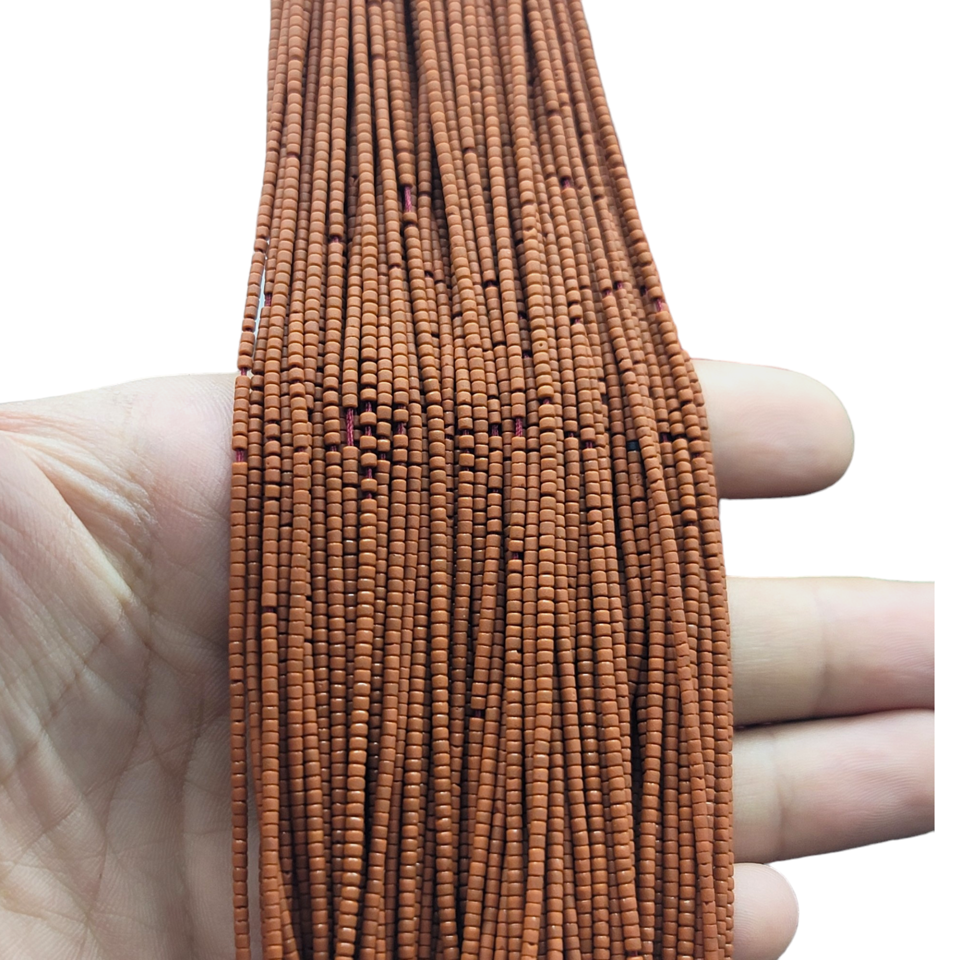 Afgan Boncuk Cam Kiremit Dizi 33cm