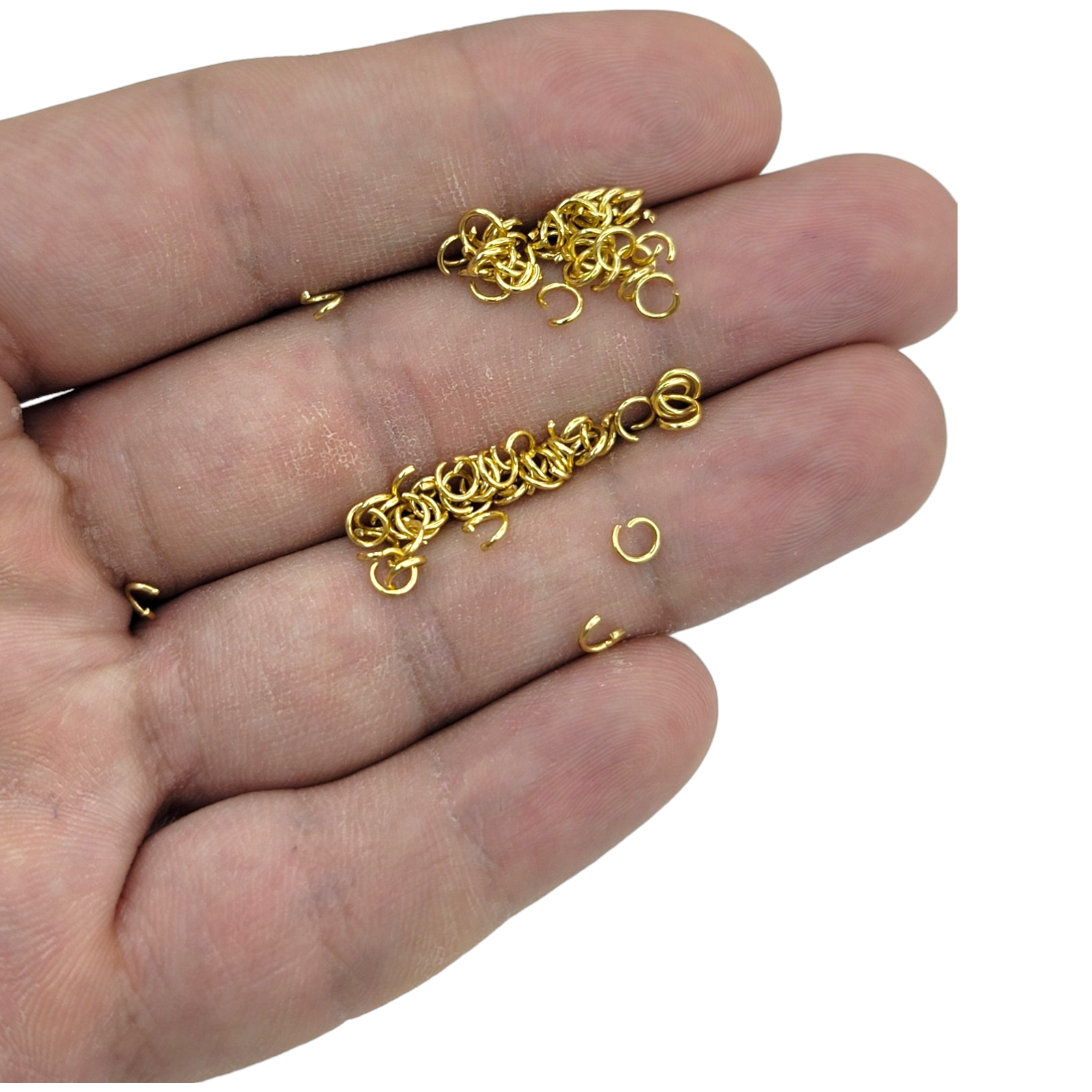 Çelik Halka Gold 4MM 10 adet