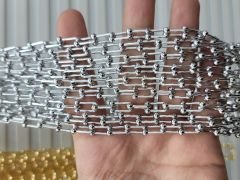 tiffany zincir gümüş 1 metre rodyum kaplama