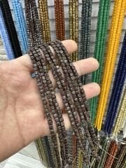 ÇEK CAMI KÜP BONCUK DİZİDE 80-85 ADET