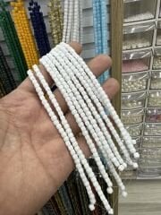 ÇEK CAMI KÜP BONCUK DİZİDE 80-85 ADET