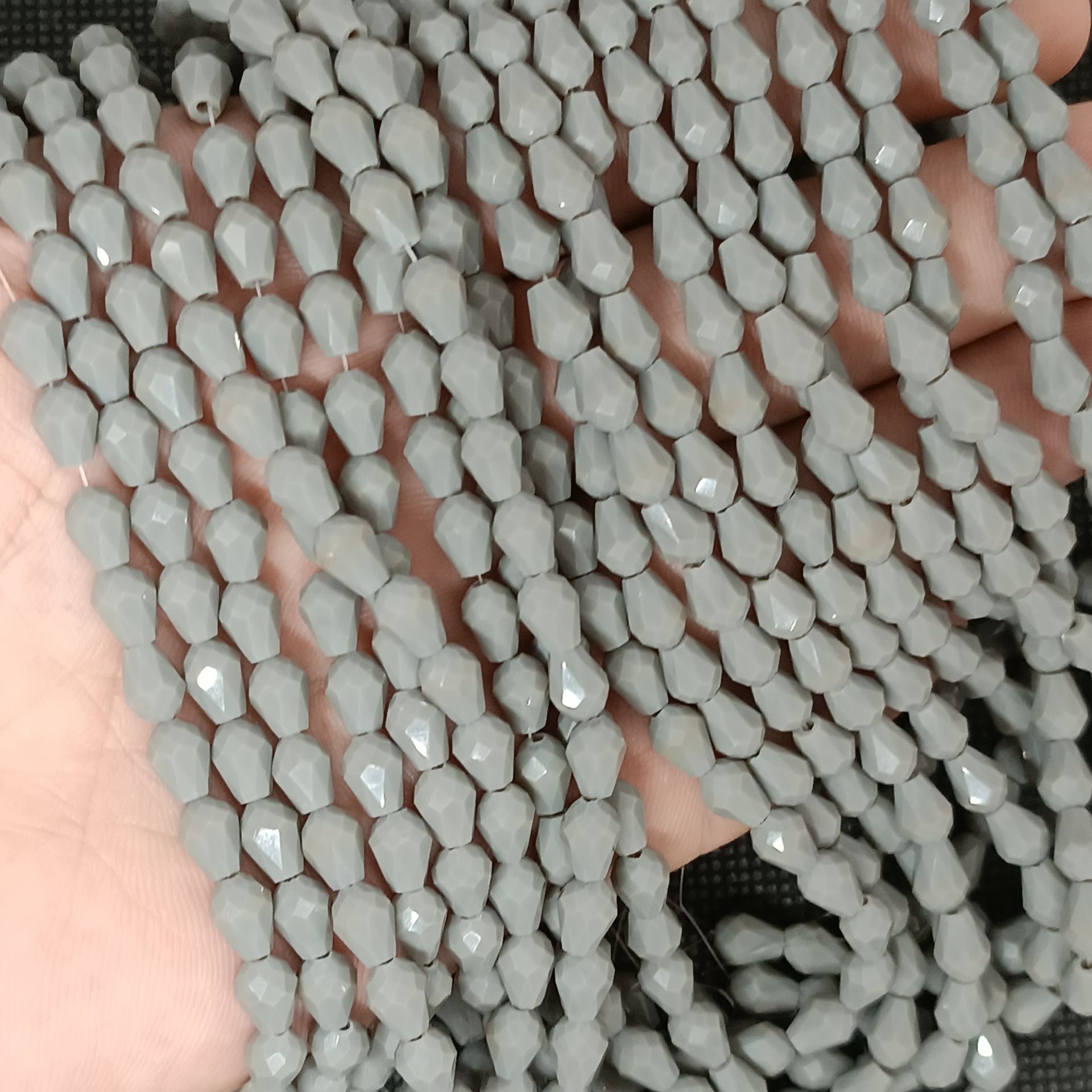 Damla Kristal Gri Dizide 72 Adet