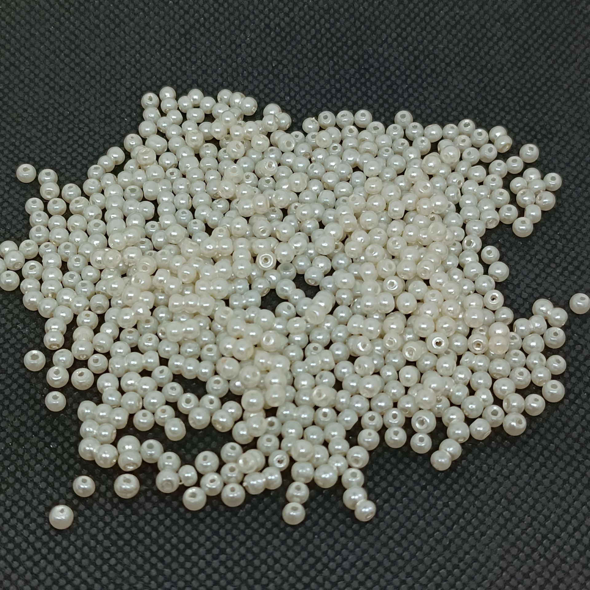 3mm Krem Cam İnci 50gr 1100 Adet