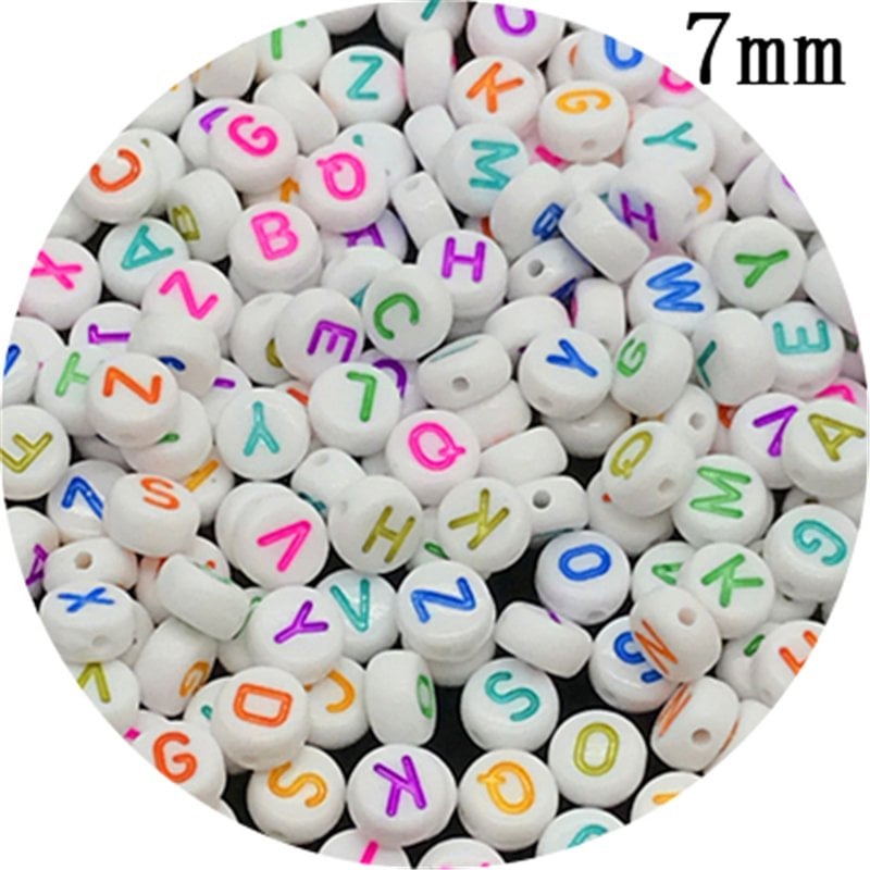 Yassı Harf Boncuk 50gr 370 Adet