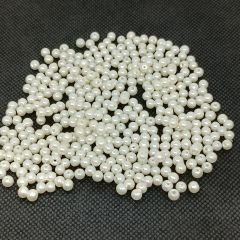 4mm Krem Cam İnci 50gr 550 Adet