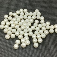 8mm Krem Cam İnci 50gr 80 Adet