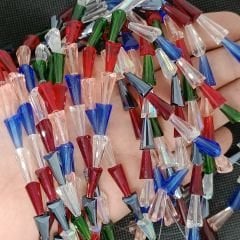 Renkli Huni Kristal Dizide 25 Adet