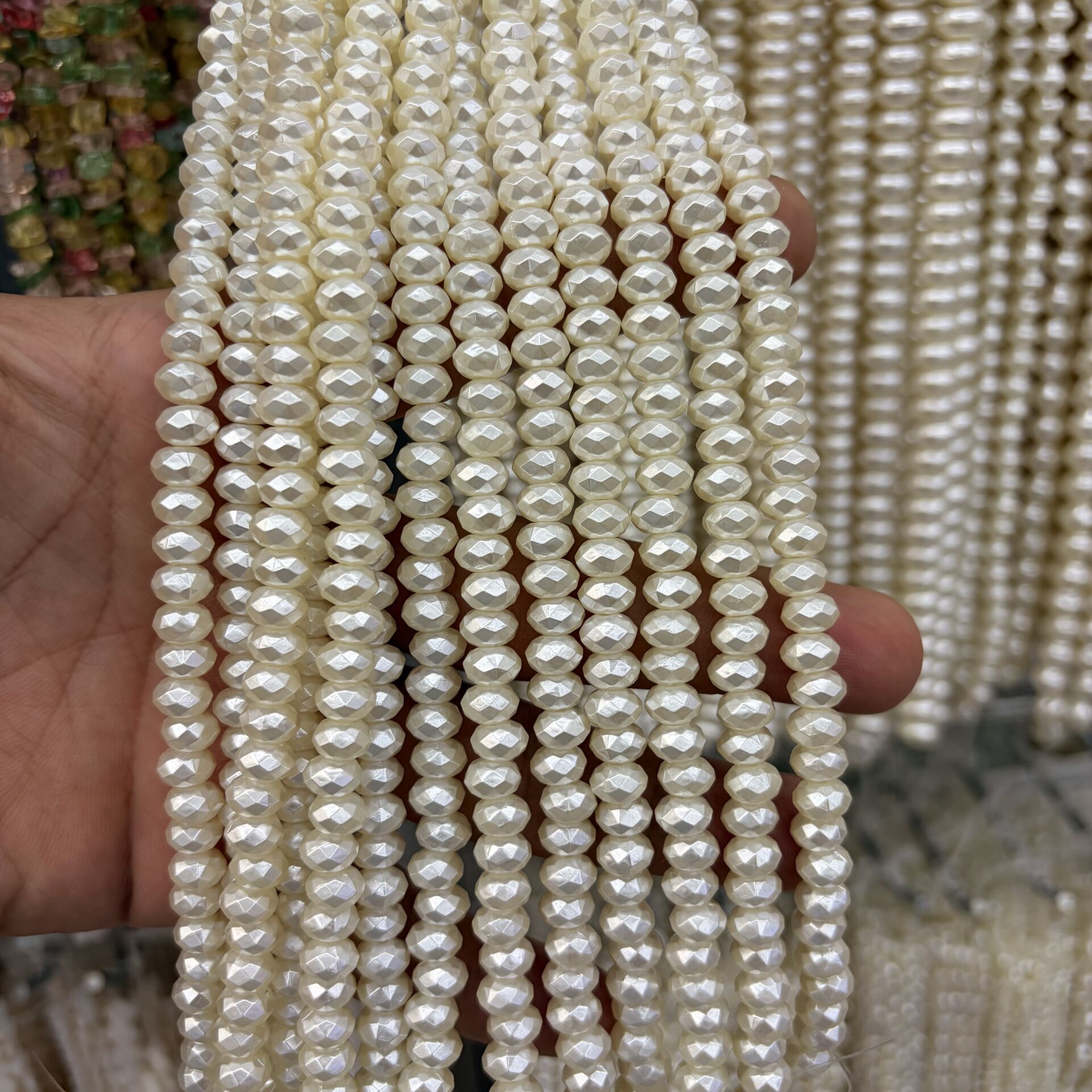 Şekilli Lüks Plastik İnci 1 Dizi 35CM