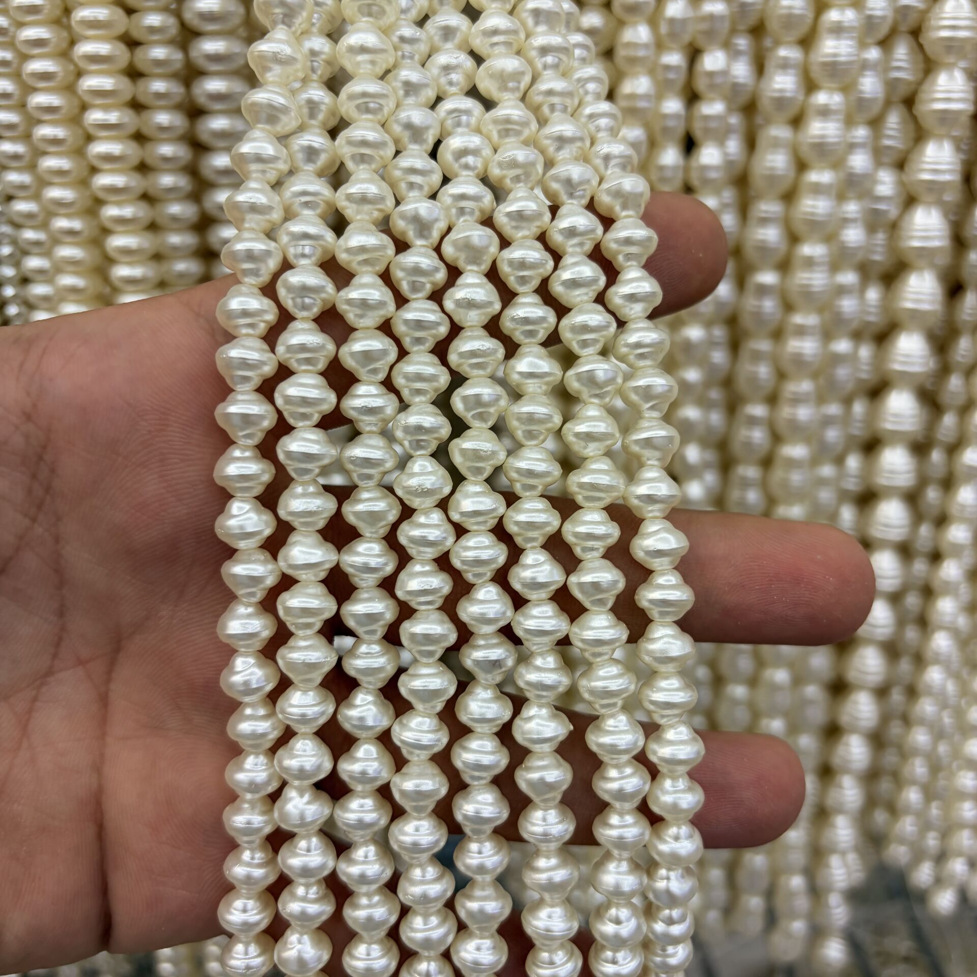 Şekilli Lüks Plastik İnci 1 Dizi 35CM