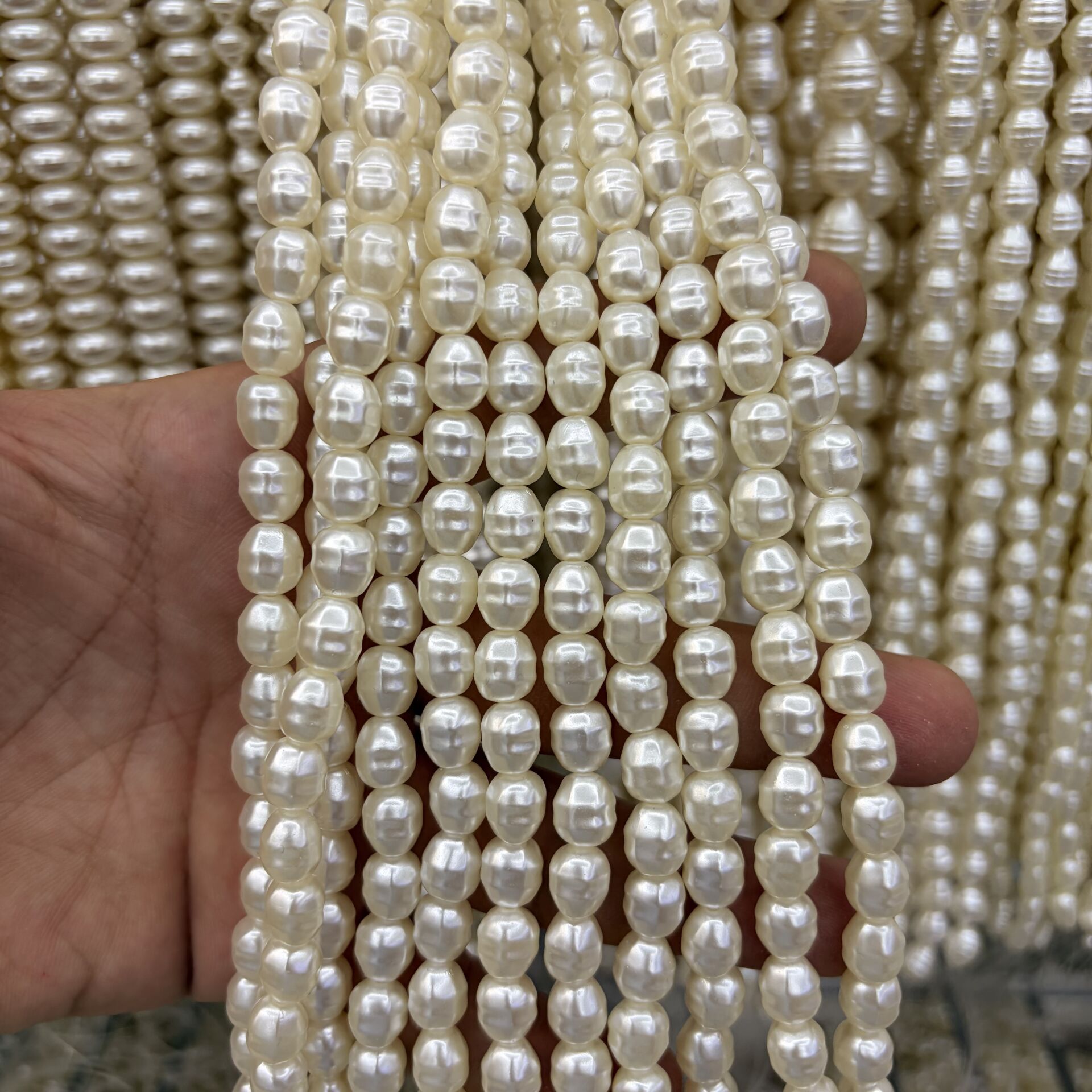 Şekilli Lüks Plastik İnci 1 Dizi 35CM