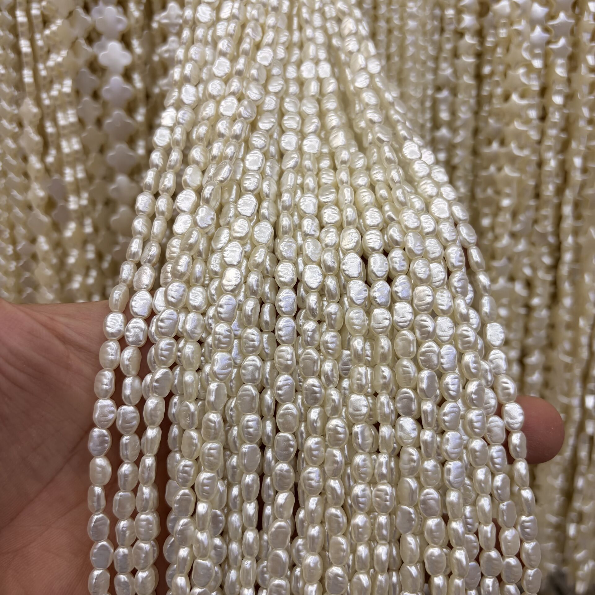 Şekilli Lüks Plastik İnci 1 Dizi 35CM