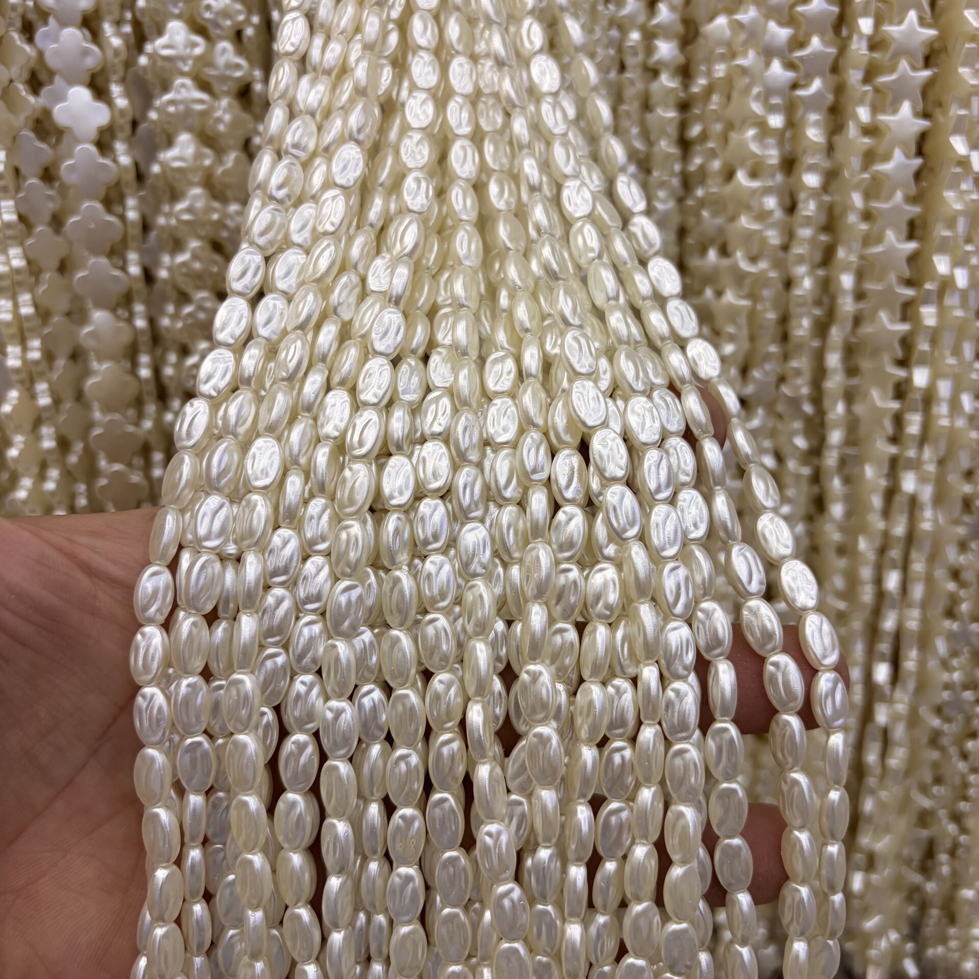 Şekilli Lüks Plastik İnci 1 Dizi 35CM