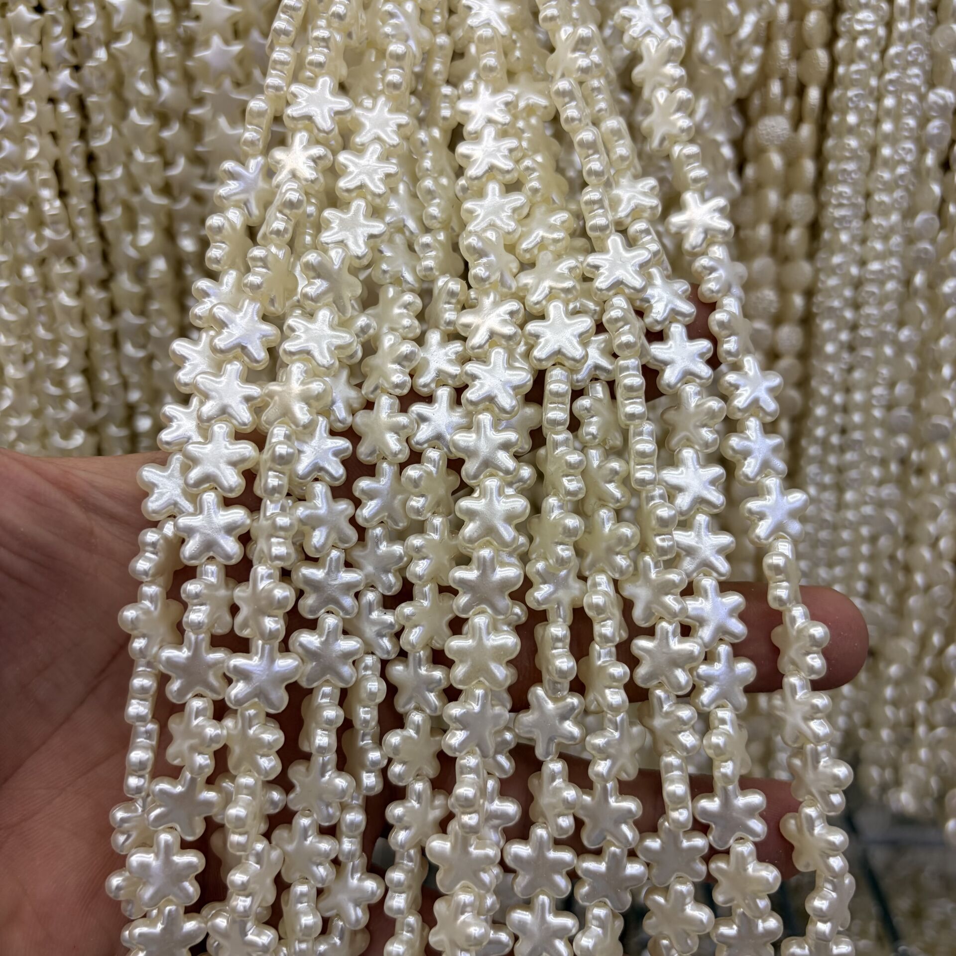 Şekilli Lüks Plastik İnci 1 Dizi 35CM