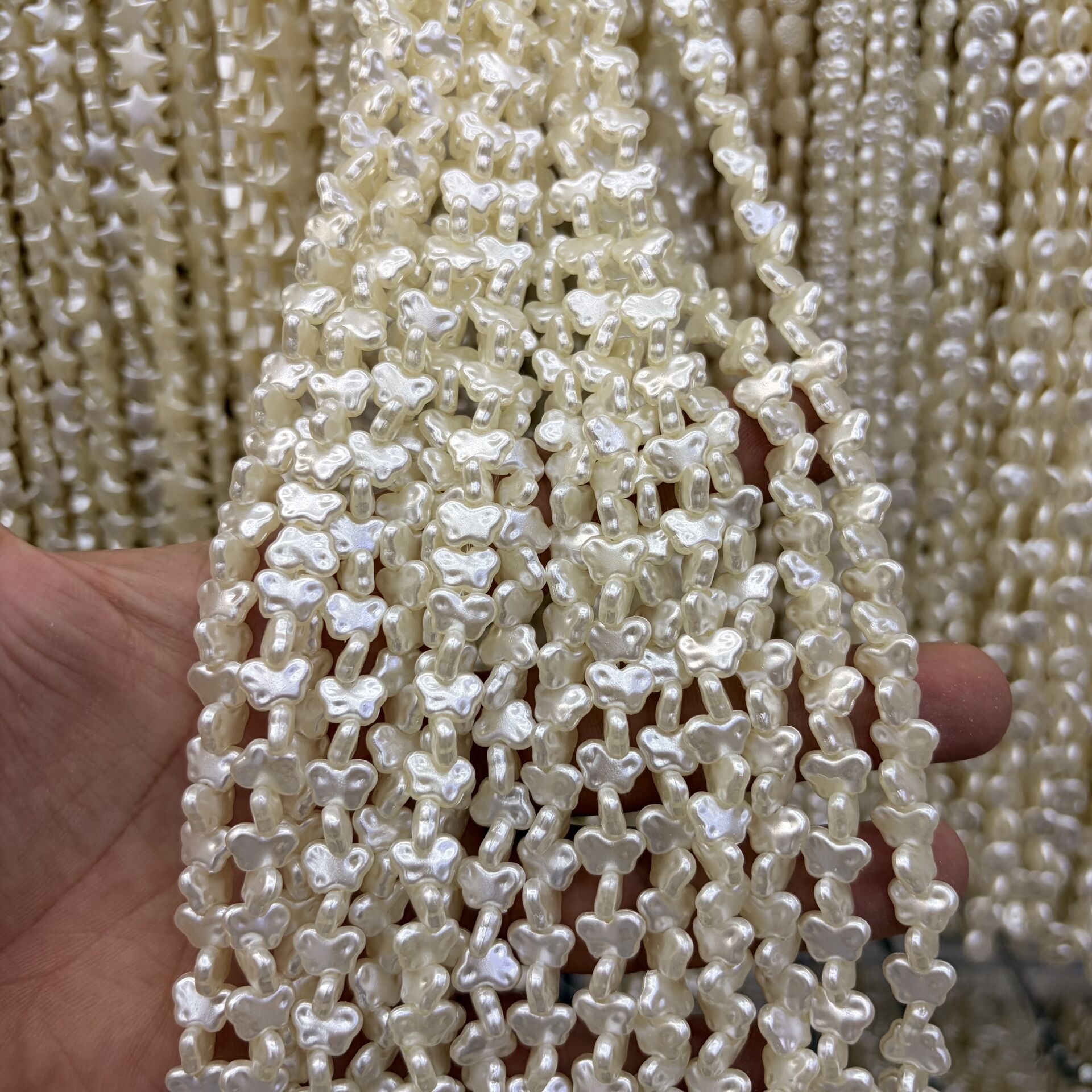Şekilli Lüks Plastik İnci 1 Dizi 35CM