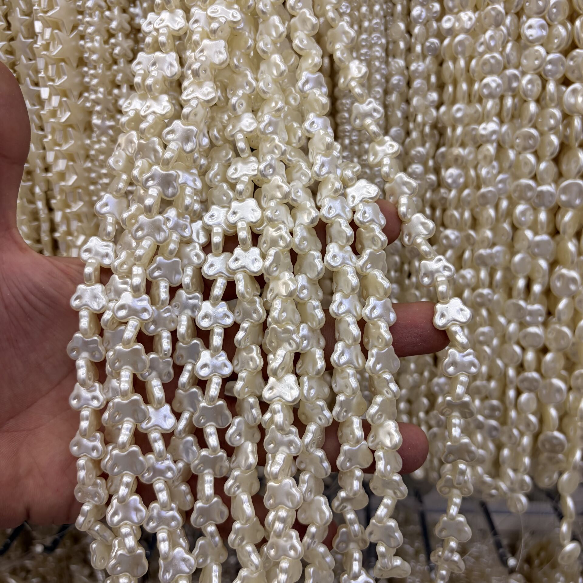 Şekilli Lüks Plastik İnci 1 Dizi 35CM