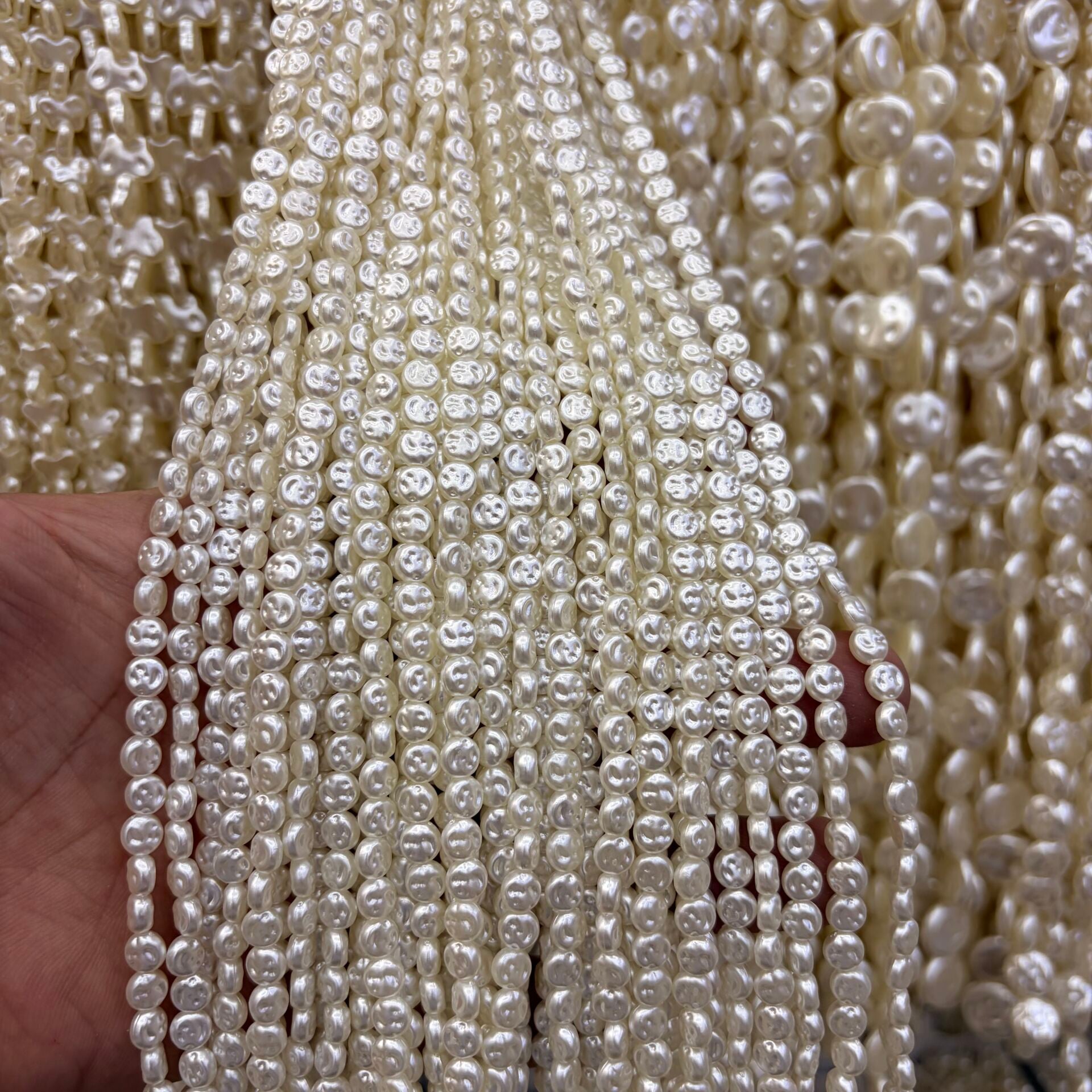 Şekilli Lüks Plastik İnci 1 Dizi 35CM