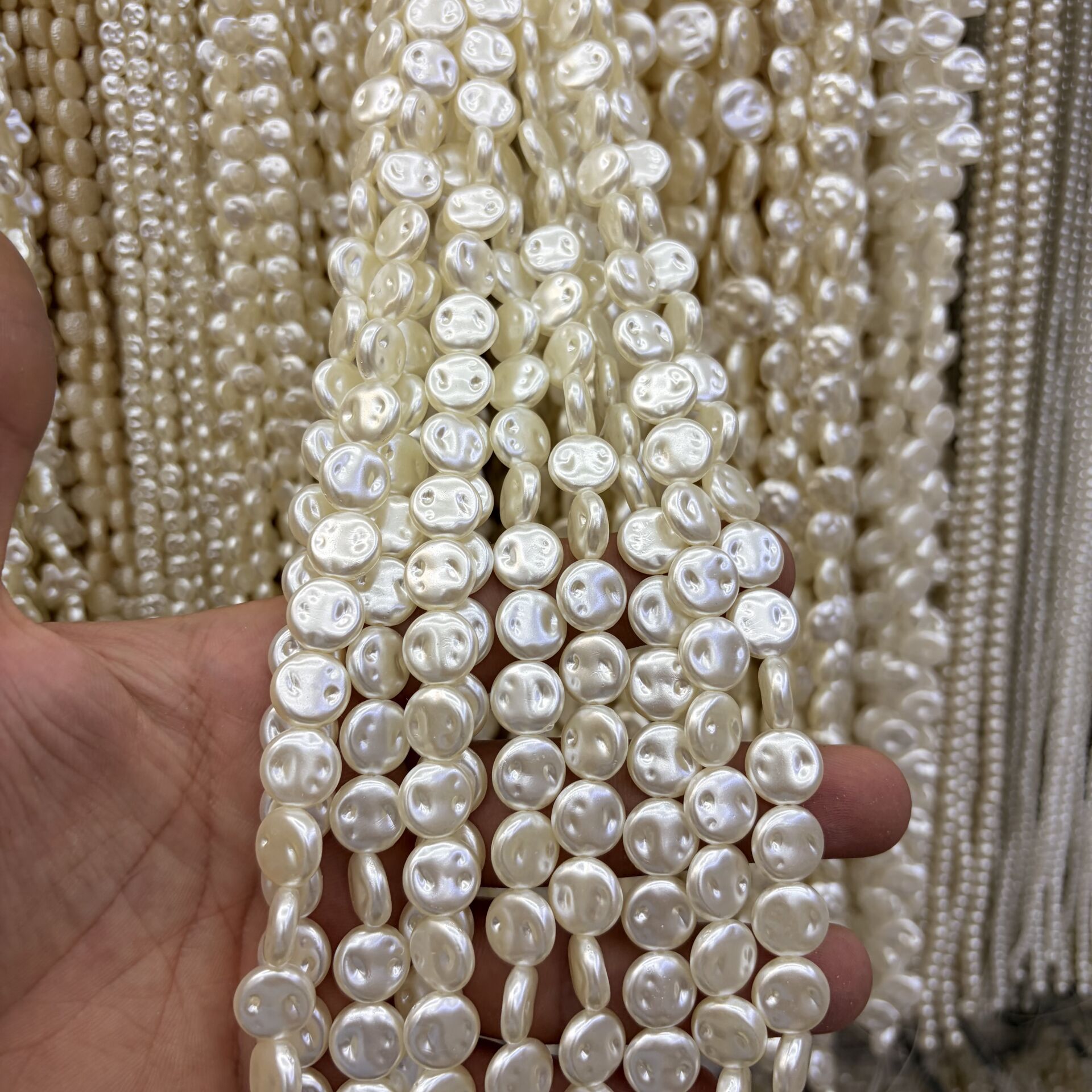 Şekilli Lüks Plastik İnci 1 Dizi 35CM