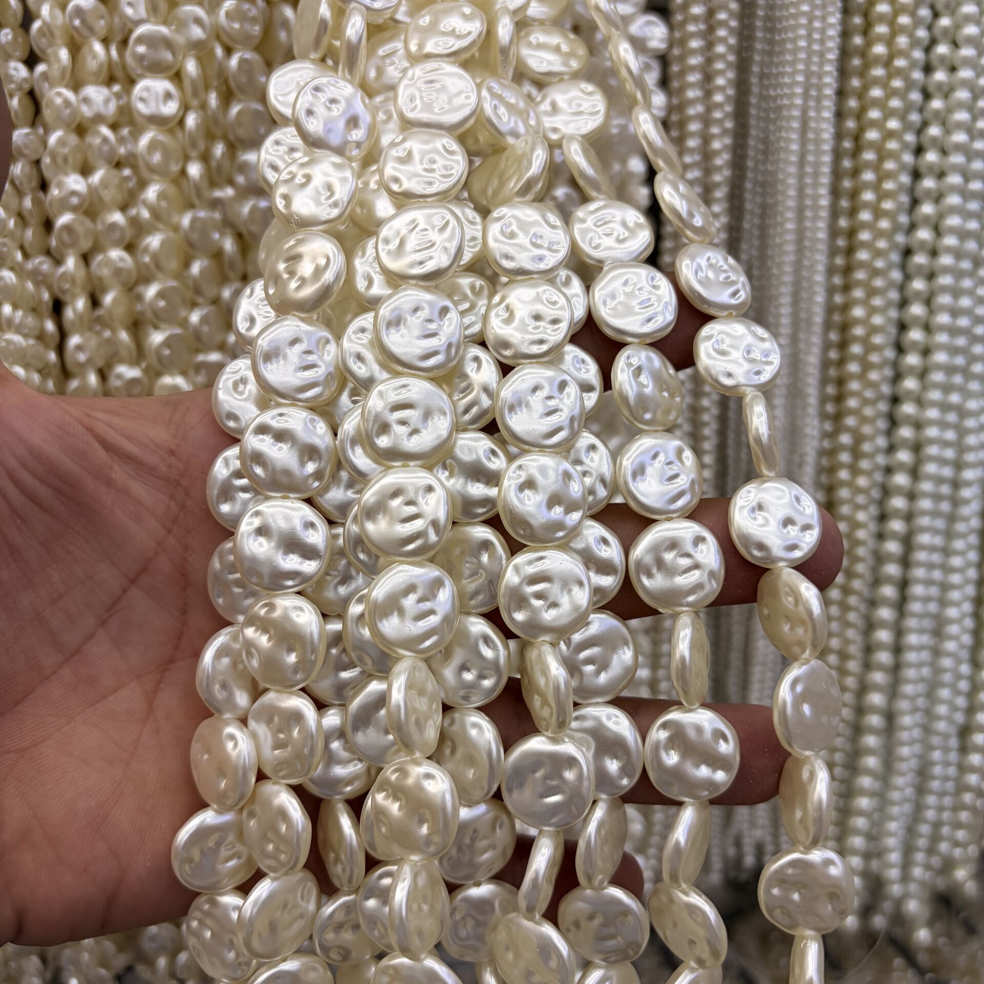 Şekilli Lüks Plastik İnci 1 Dizi 35CM