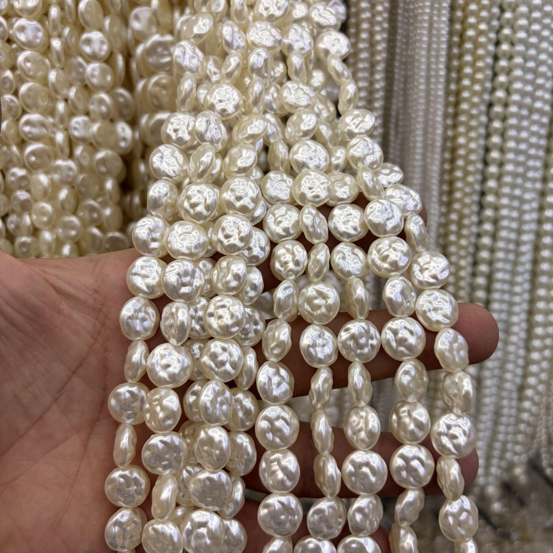 Şekilli Lüks Plastik İnci 1 Dizi 35CM