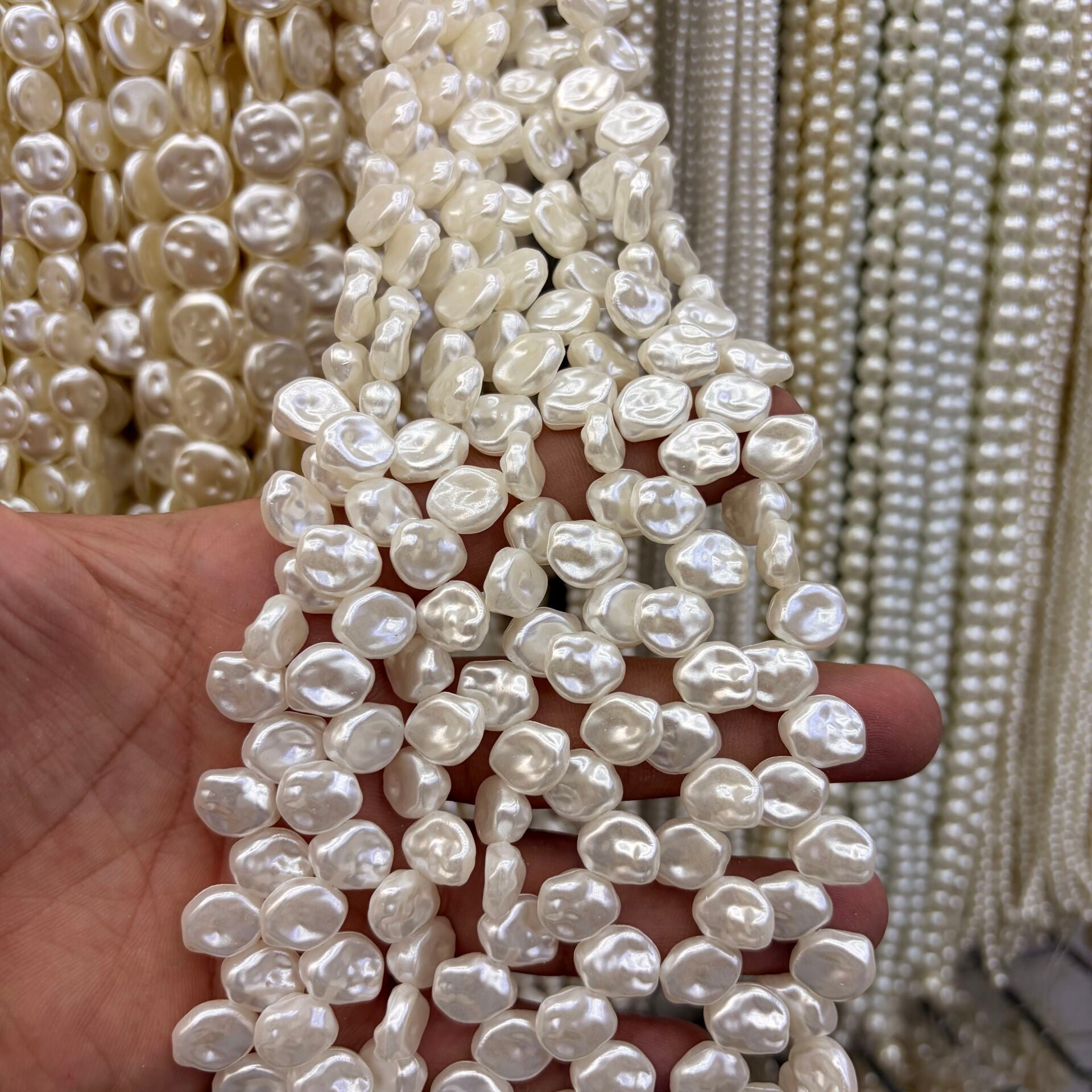 Şekilli Lüks Plastik İnci 1 Dizi 35CM