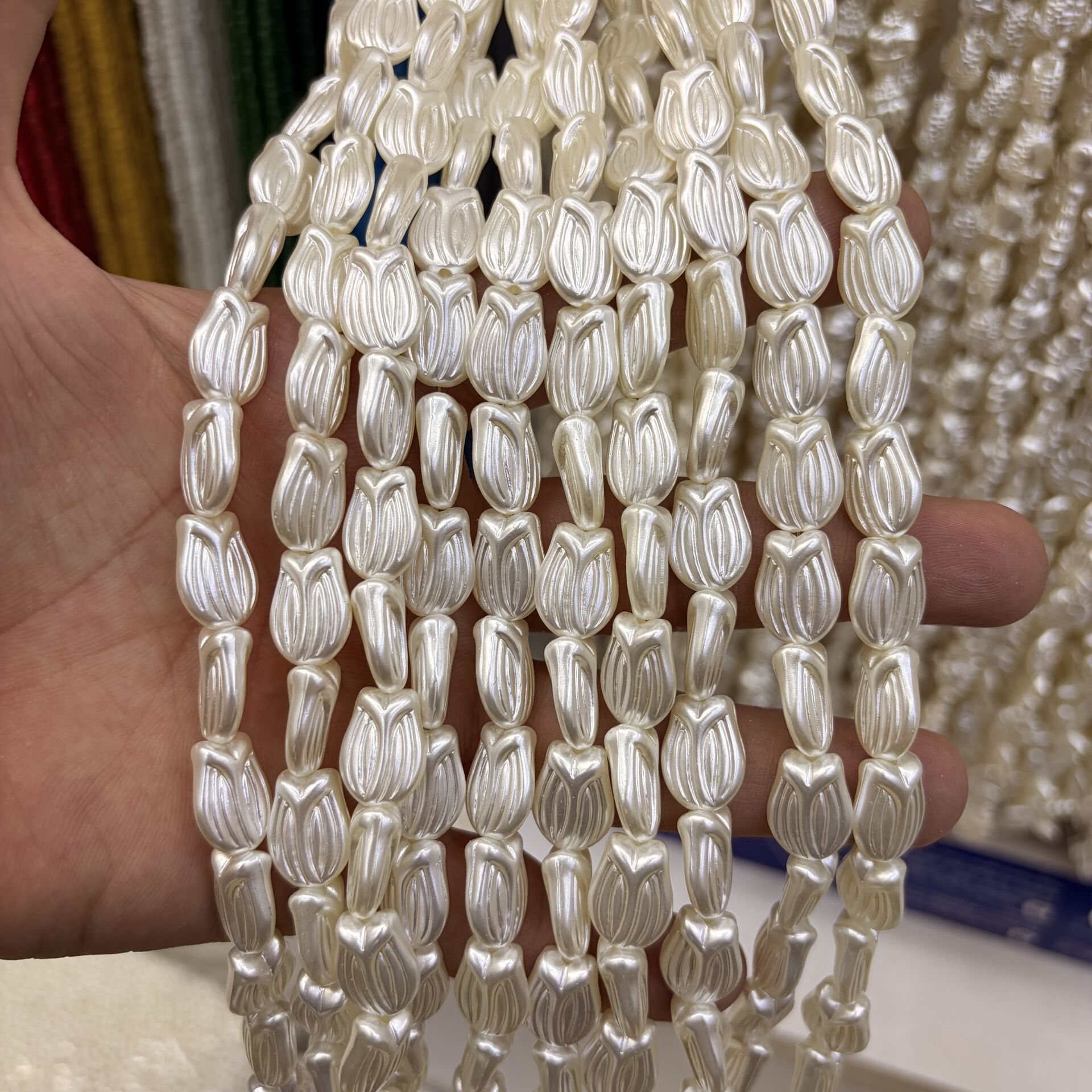 Şekilli Lüks Plastik İnci 1 Dizi 35CM