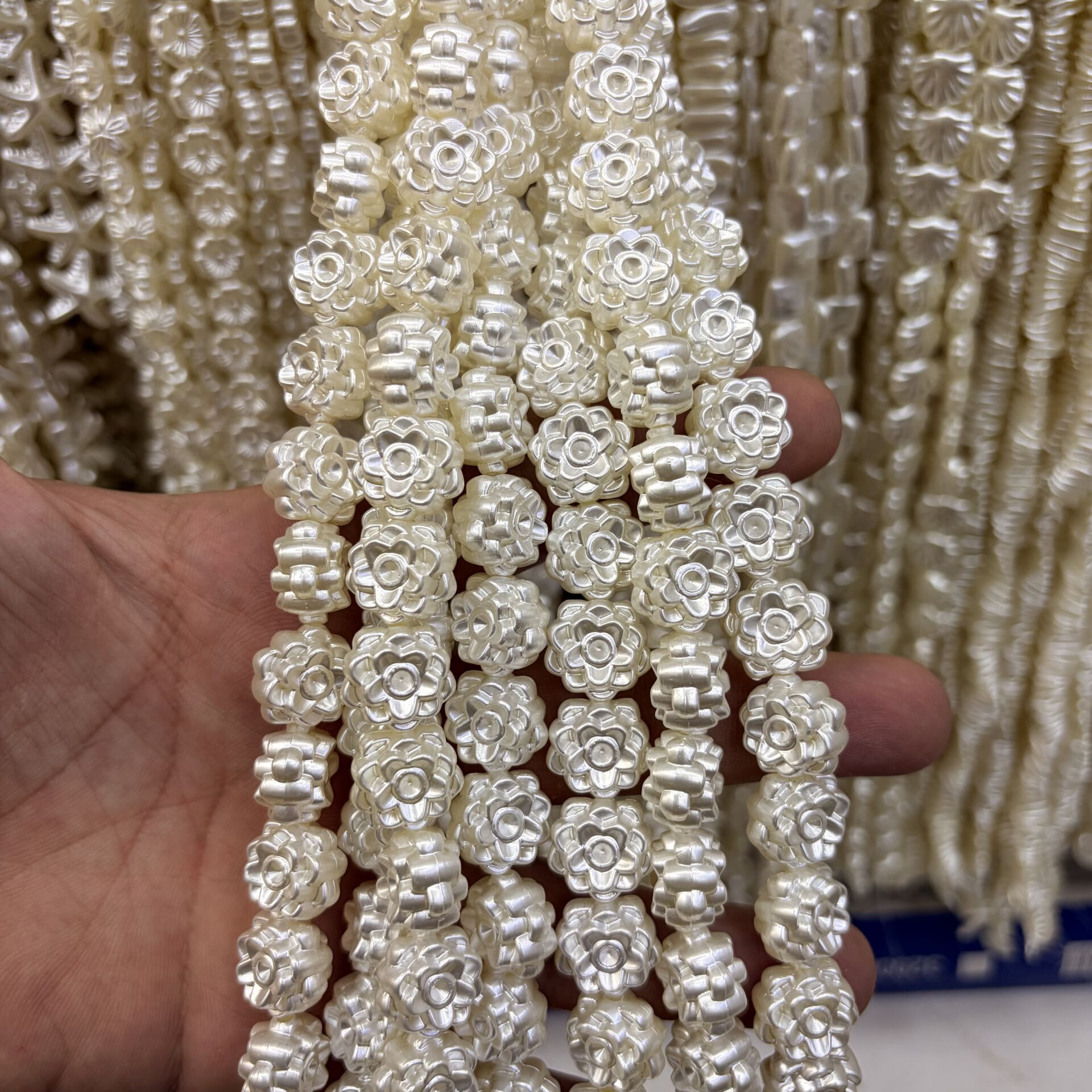 Şekilli Lüks Plastik İnci 1 Dizi 35CM